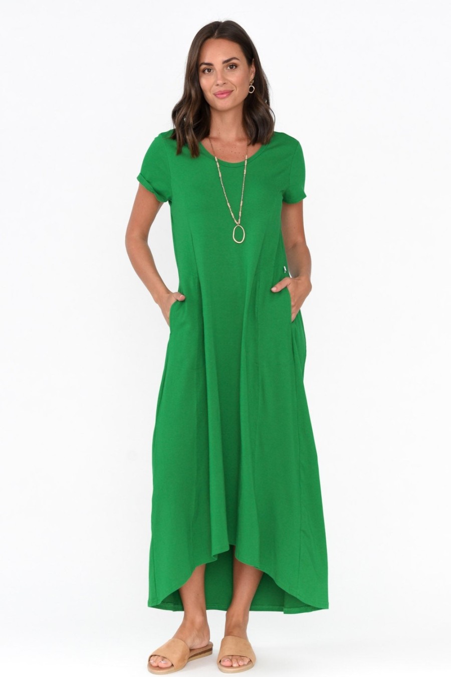 Clothing One Ten Willow Cotton Dresses | Patrick Green Cotton Pocket Dress