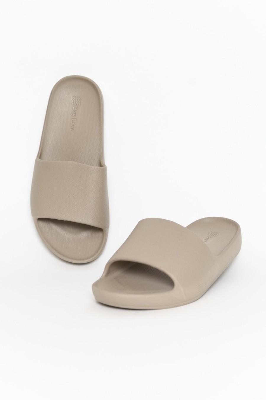 Shoes Bay Lane Slides | Jaylin Beige Slide