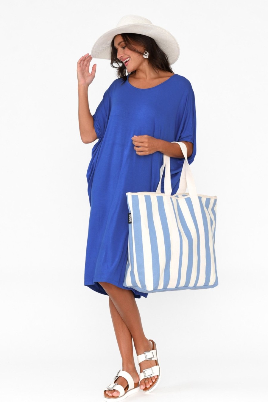 Clothing Betty Basics Above Knee Dresses | Cobalt Maui Dress