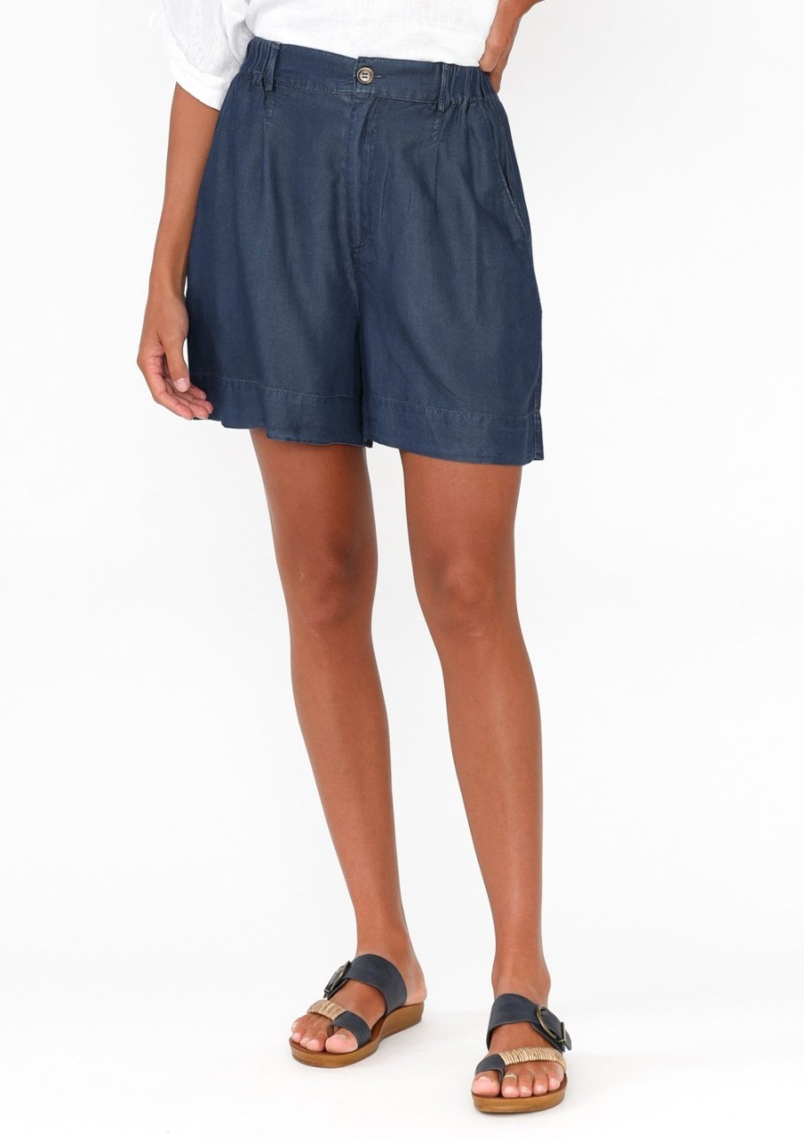 Clothing Betty Basics Shorts | Gabriella Blue Denim Short