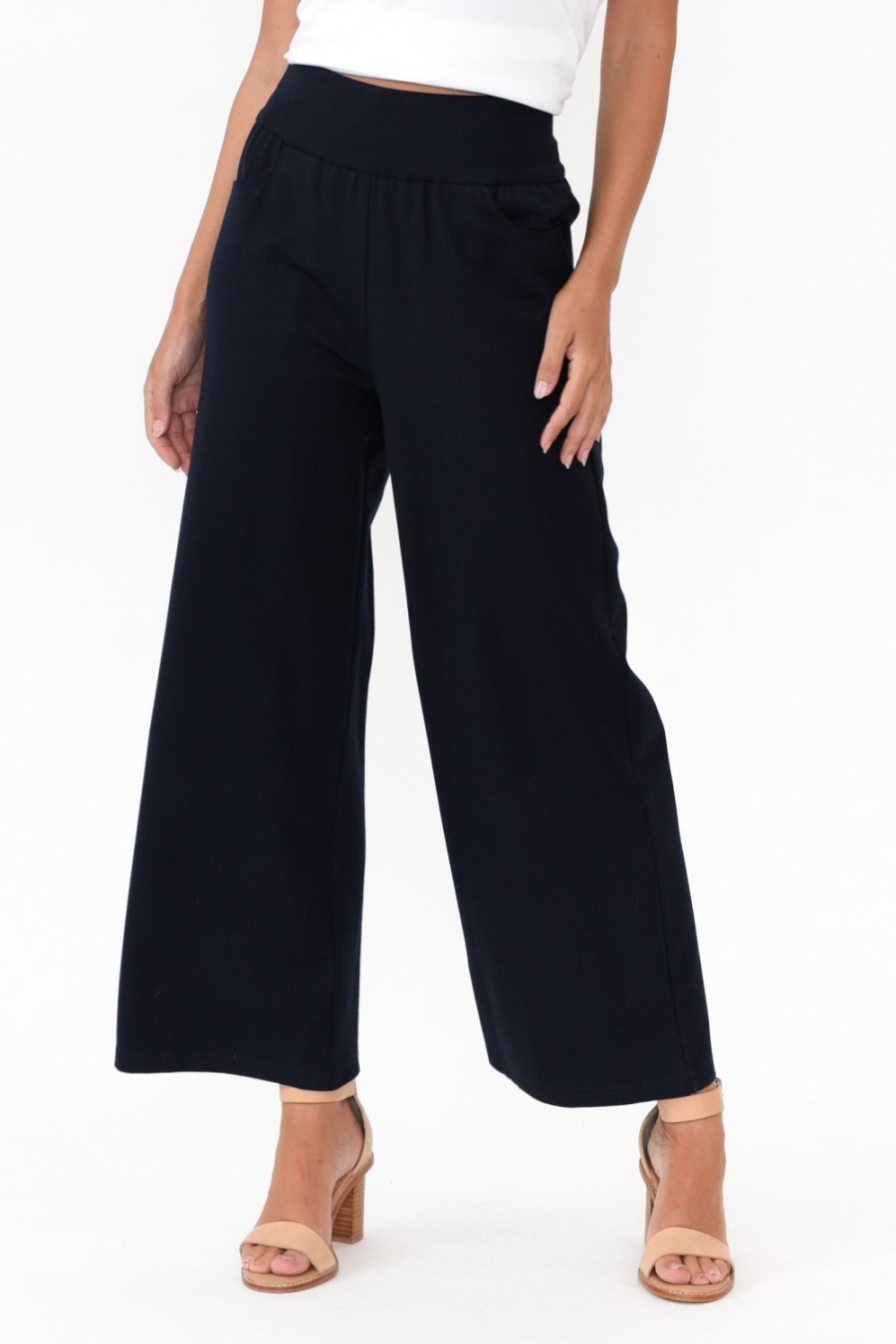 Clothing Clarity Pants | Kimmy Navy Wide Leg Pant