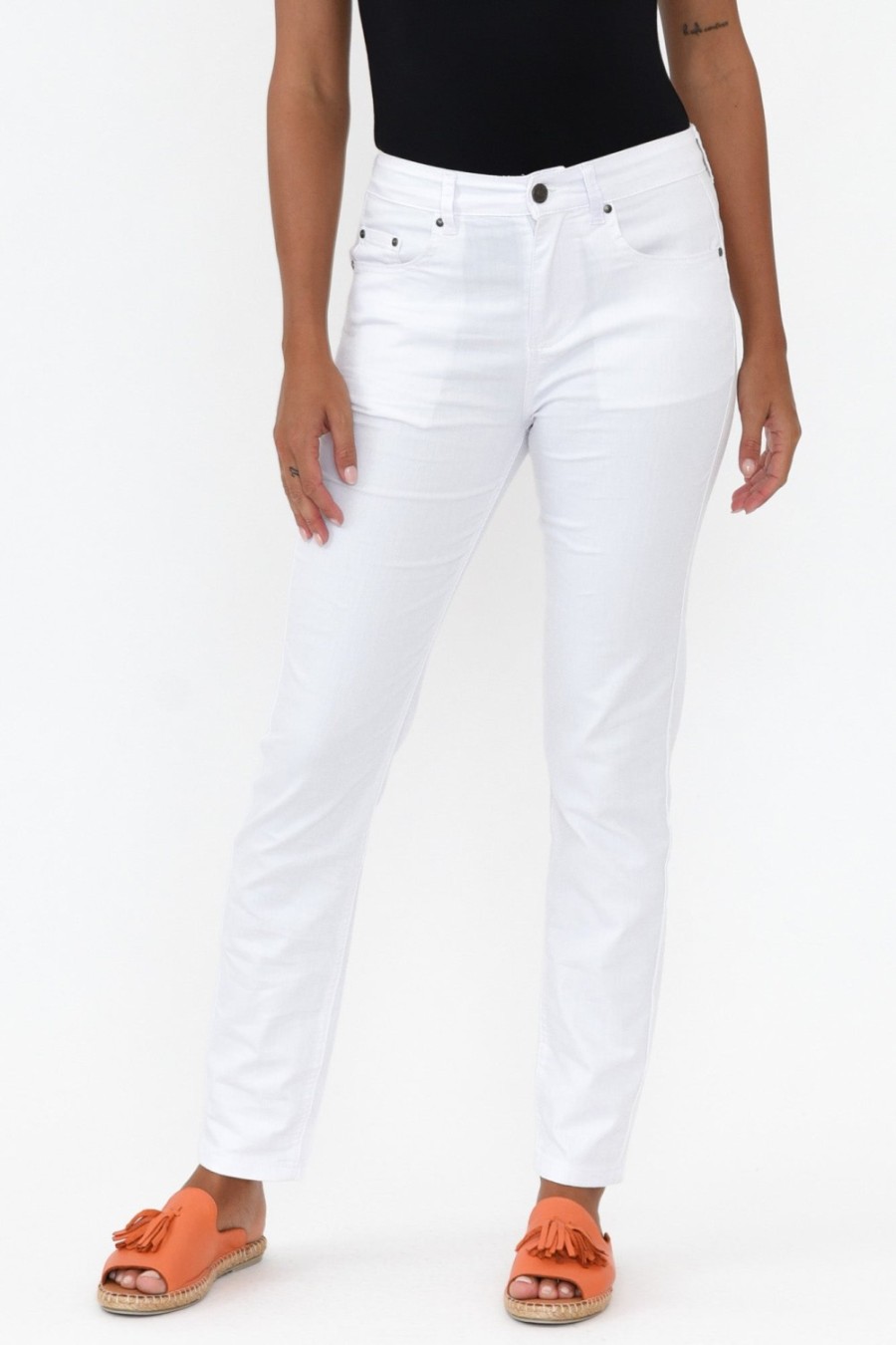 Clothing Gordon Smith Jeans | Marvel White Denim Slim Jean