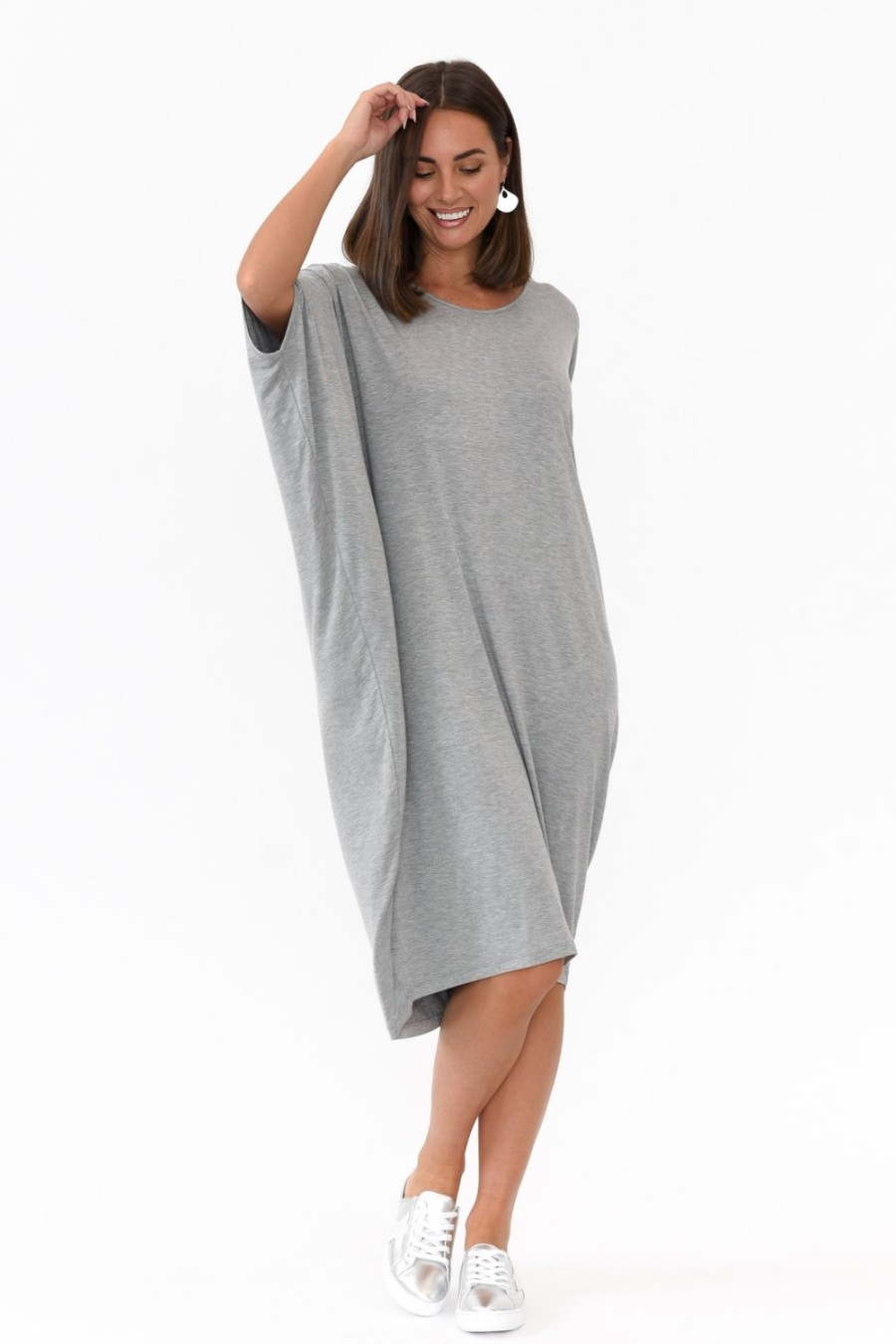 Clothing Betty Basics Batwing Dresses | Grey Marle Maui Dress