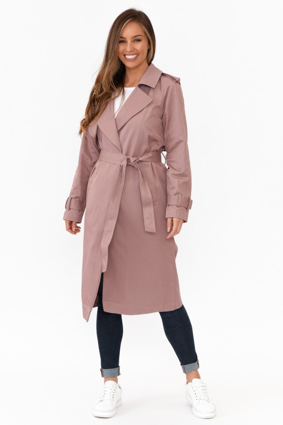 Clothing Foil Coats | Soho Berry Trench Coat