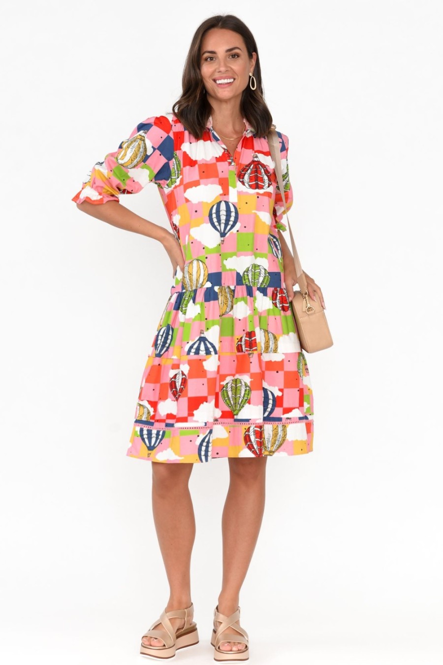 Clothing Maude Vivante Cotton Dresses | Hayes Float Away Cotton Poplin Dress