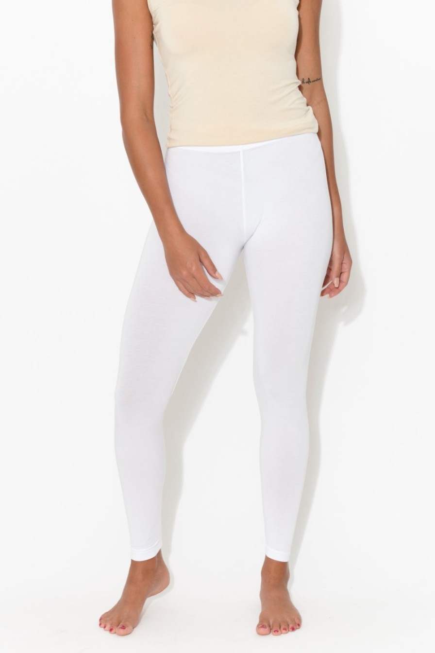 Clothing Tani Leggings | White Micro Modal 7/8 Legging