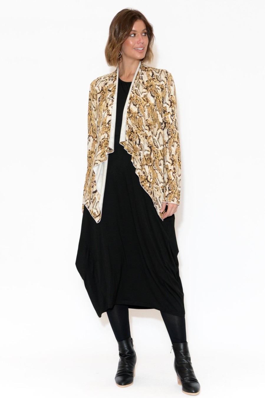 Clothing Lou Lou Cardigans | Joni Animal Bamboo Cardigan