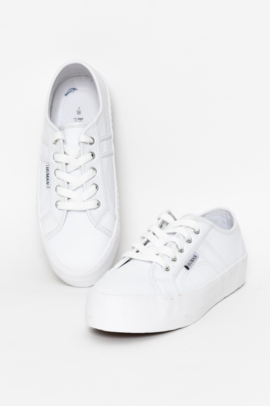 Shoes Human Shoes White Sneakers | Cass White Leather Sneaker