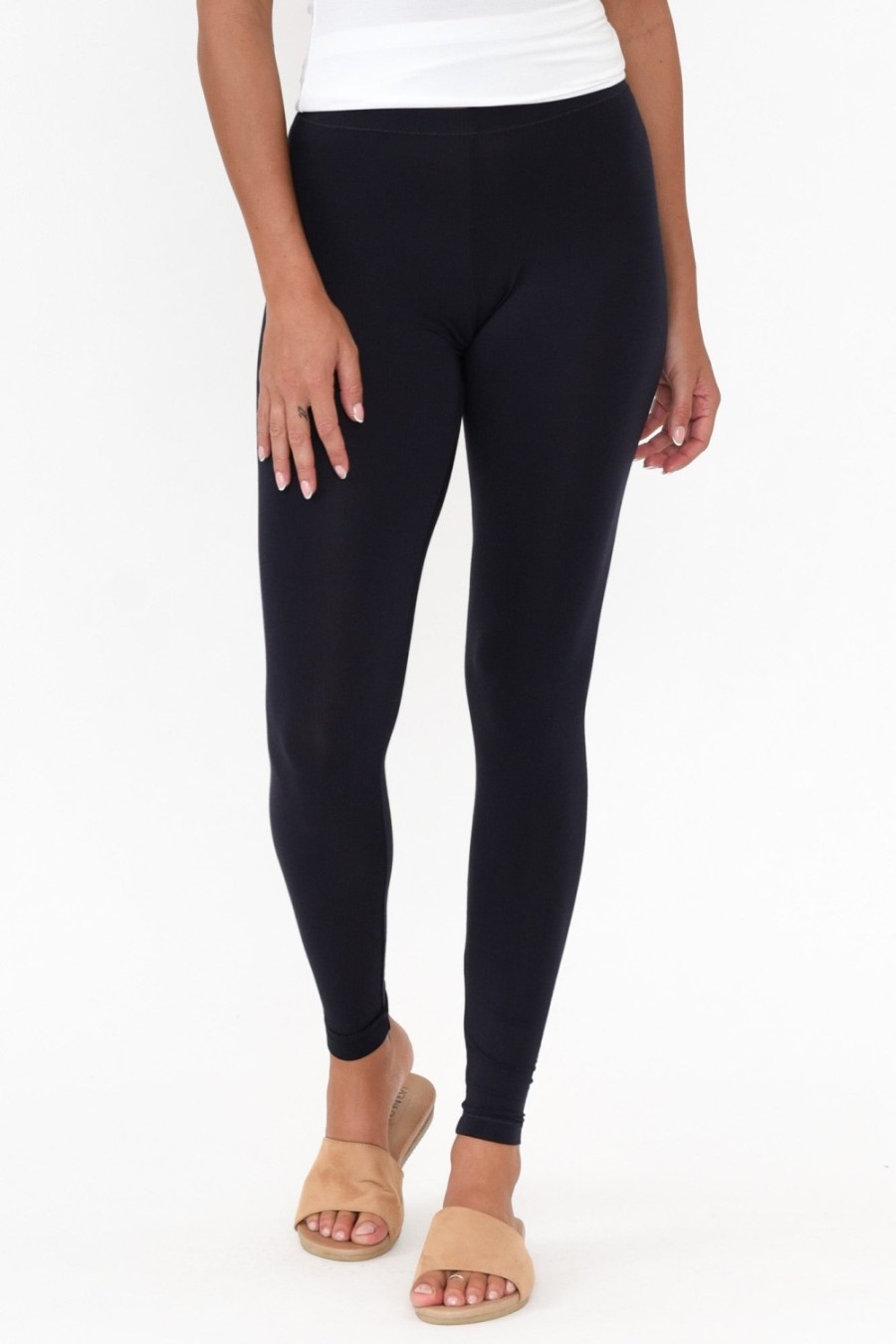 Clothing Tani Leggings | Navy Micro Modal Stretch Legging