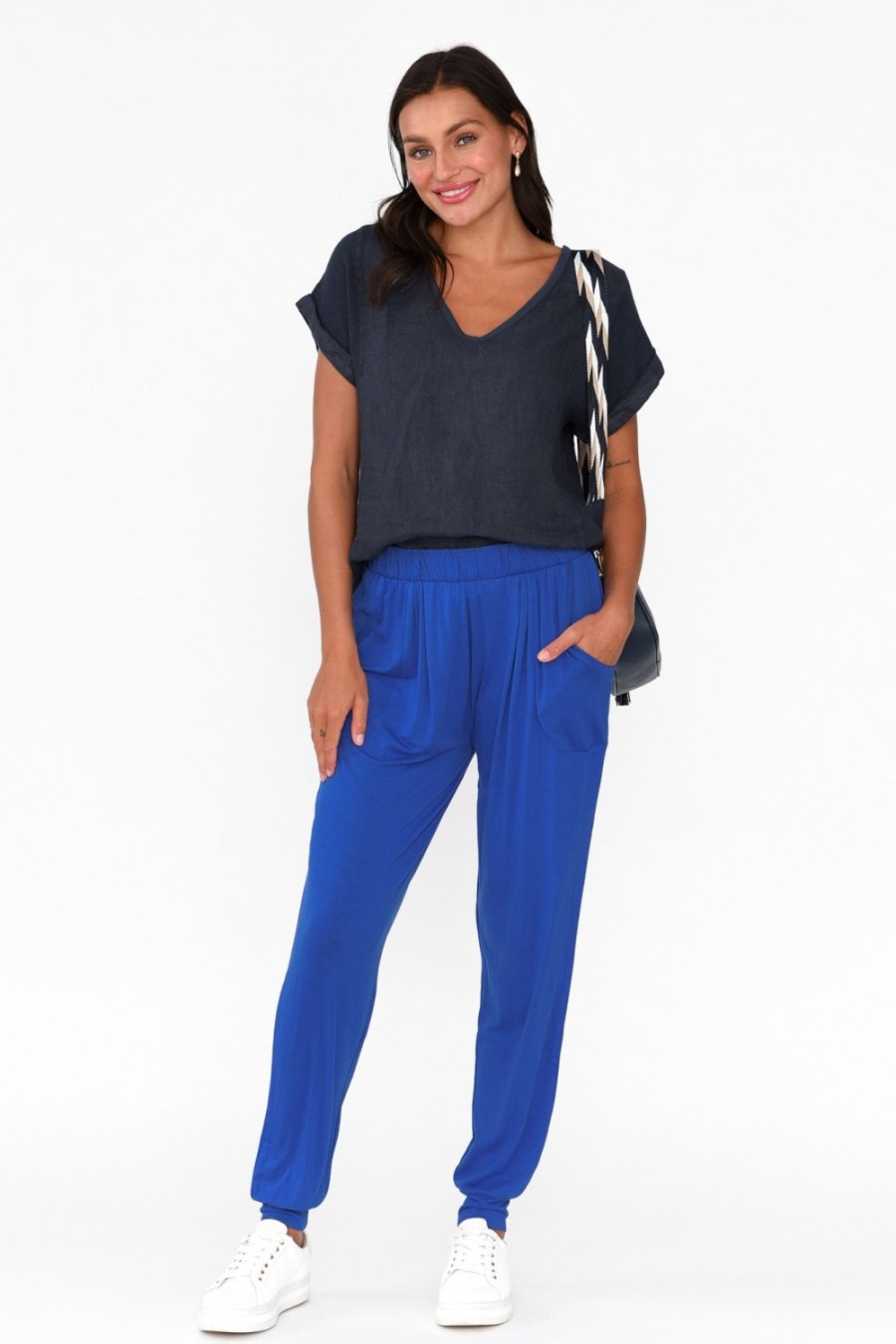 Clothing Betty Basics Pants | Cobalt Weekend Pant