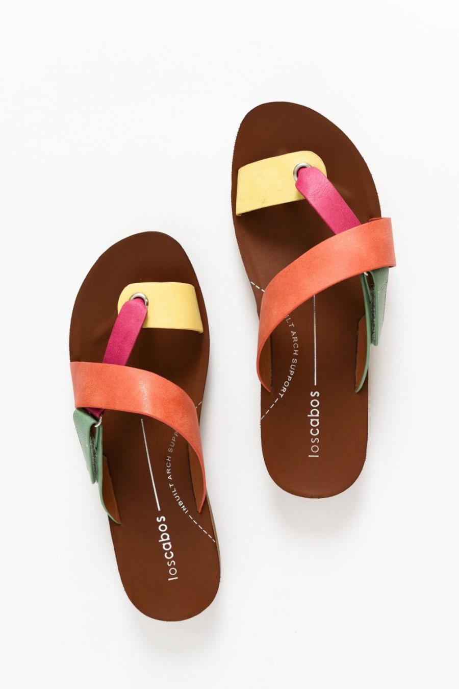 Shoes Los Cabos Slides | Bry Paradise Multi Strap Slide