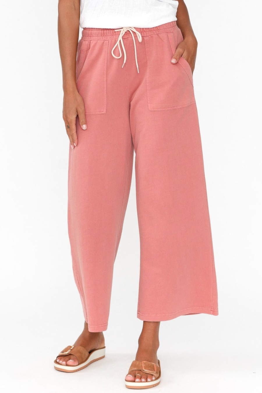 Clothing One Ten Willow Pants | Mariam Blush Relaxed Track Pant