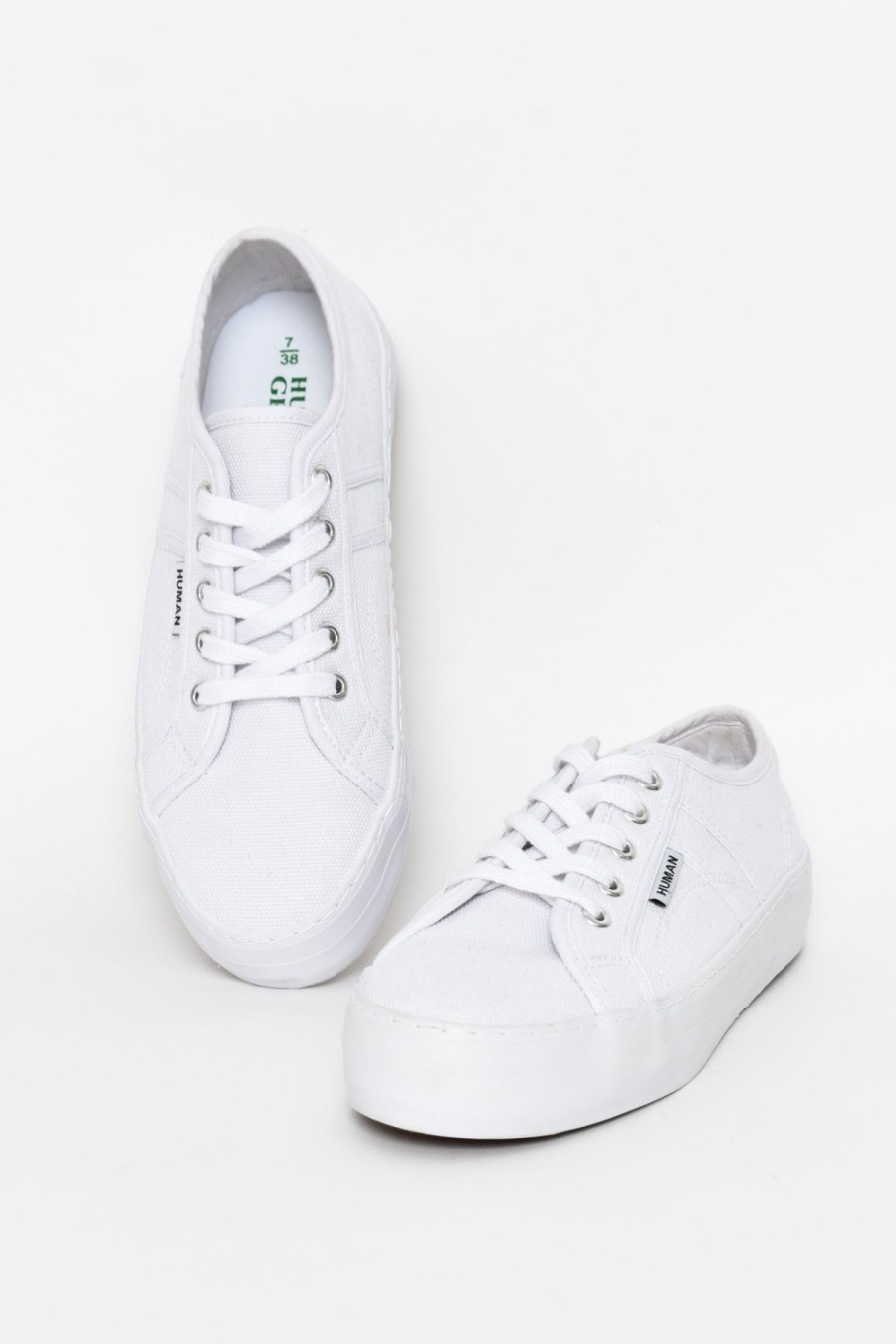 Shoes Human Shoes White Sneakers | Lift White Canvas Sneaker