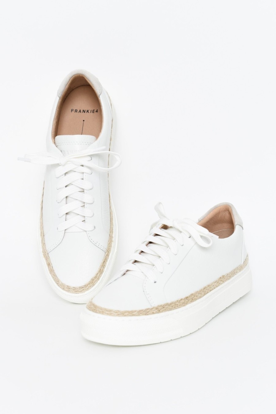 Shoes Frankie4 White Sneakers | Mim Iv White Tumbled Sneaker