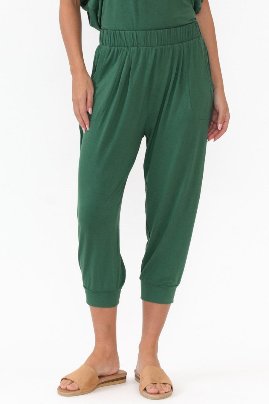 Clothing Betty Basics Pants | Emerald Tokyo Slouch Pant