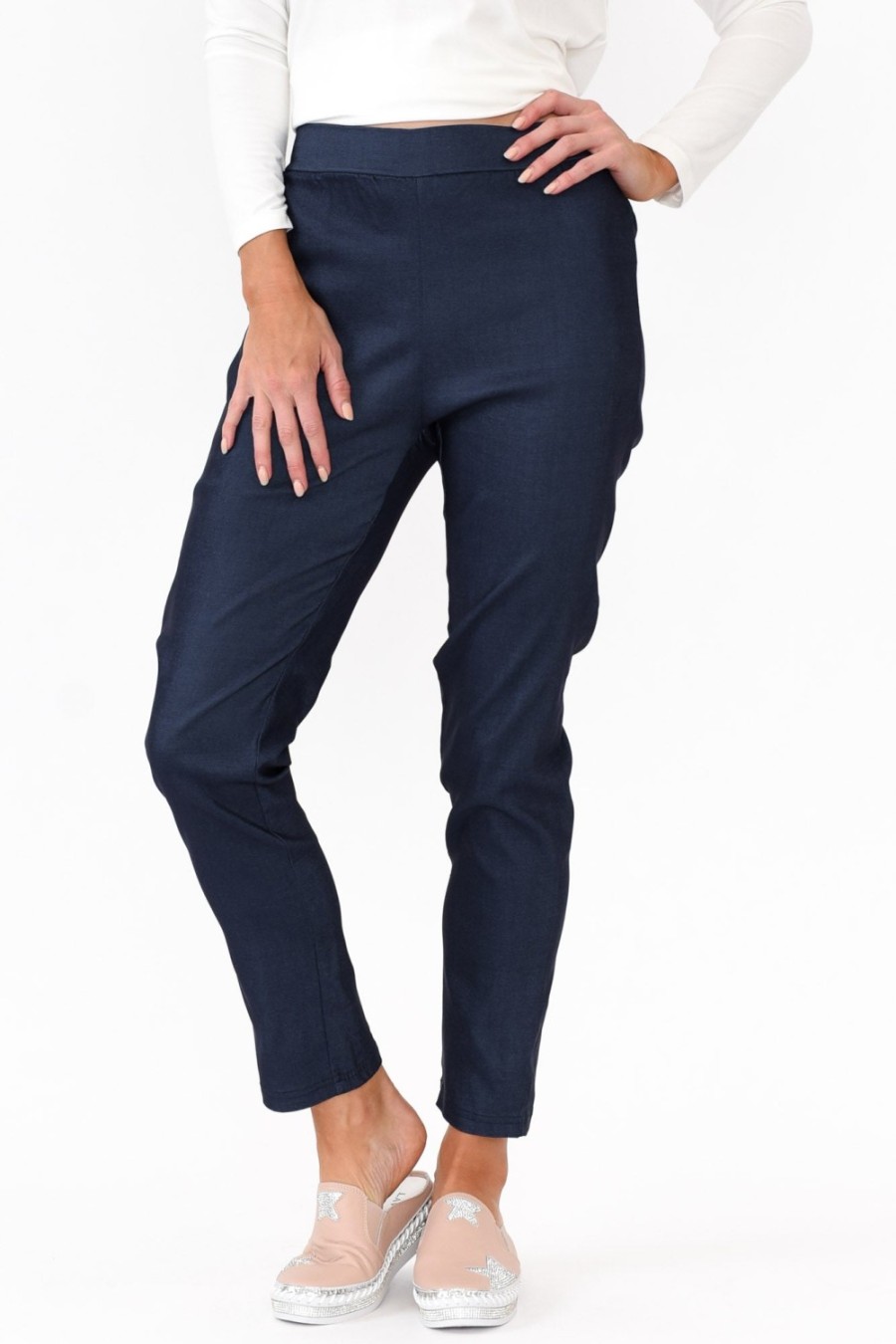 Clothing Slate the Label Pants | Vinny Dark Denim Stretch Pant