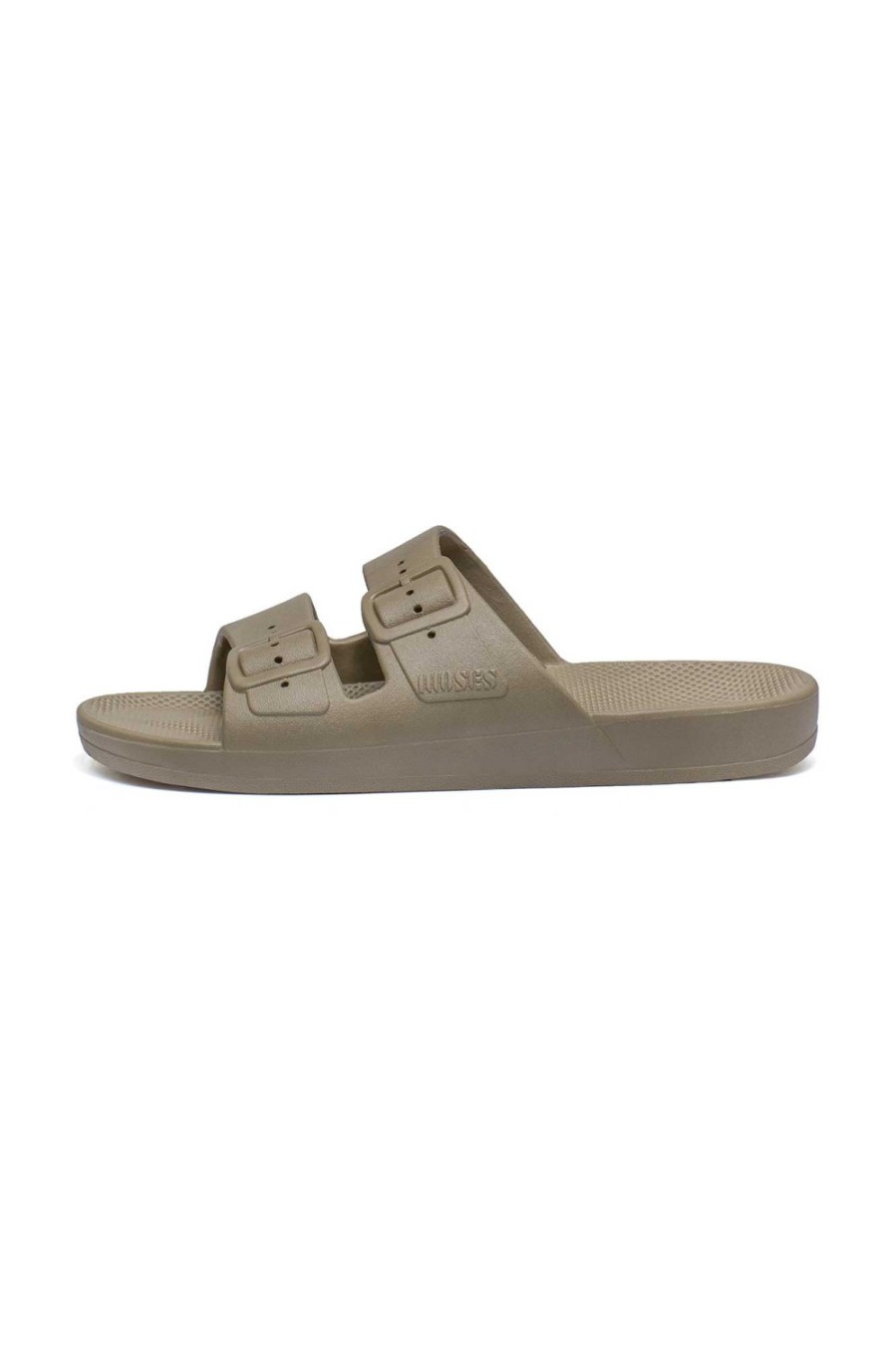 Shoes Freedom Moses Slides | Carter Khaki Vegan Slides