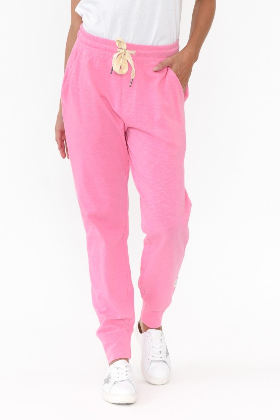 Clothing Elm Pants | Out And About Pink Cotton Pant