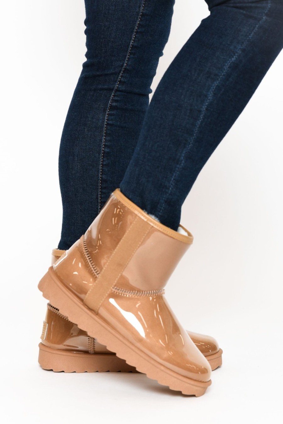 Shoes Bay Lane | Tully Beige Slipper Boot