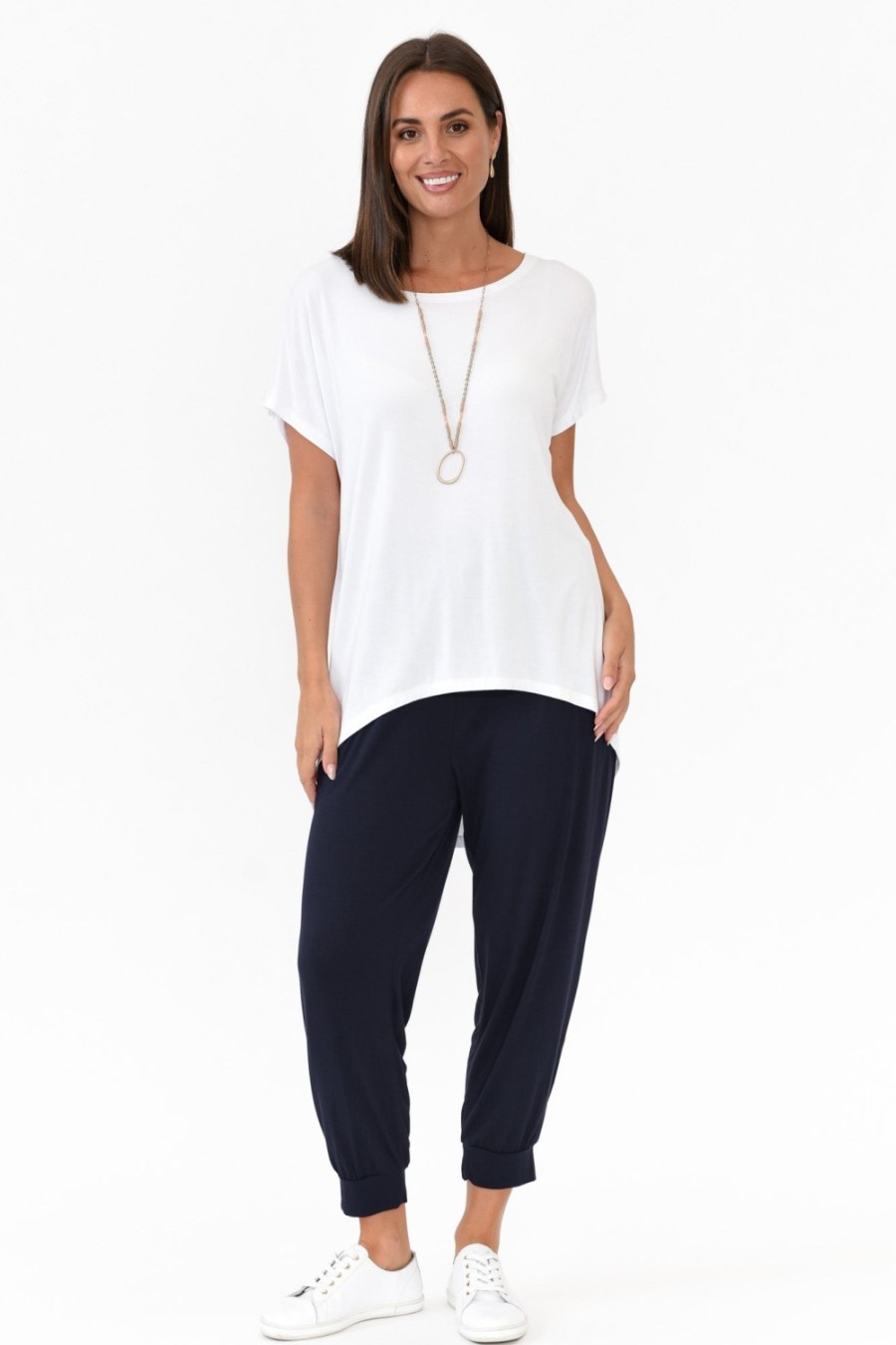 Clothing Bamboo Villa Pants | Tonkin Navy Bamboo 3/4 Pant