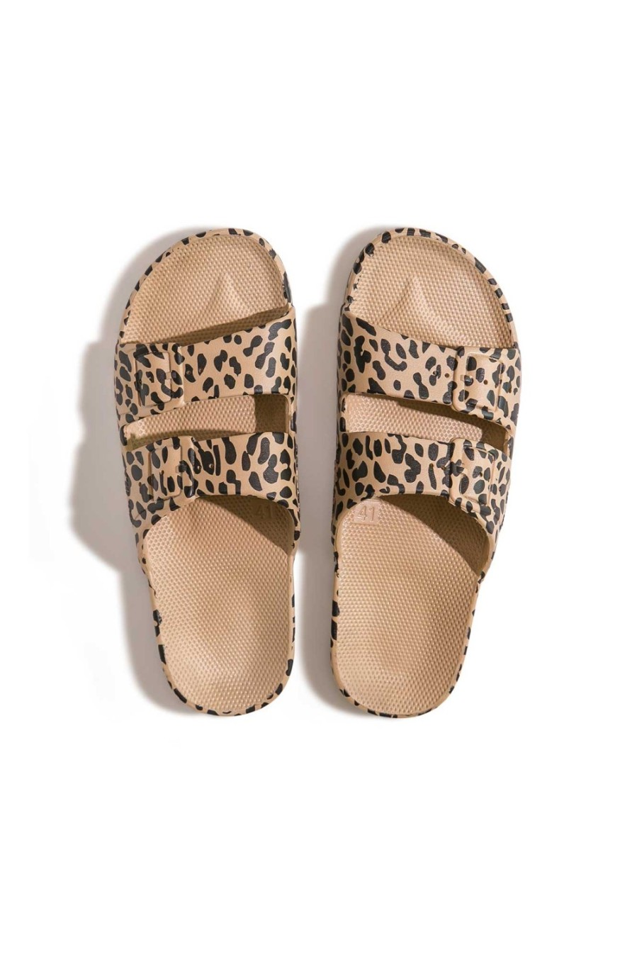 Shoes Freedom Moses Slides | Carter Leopard Vegan Slides