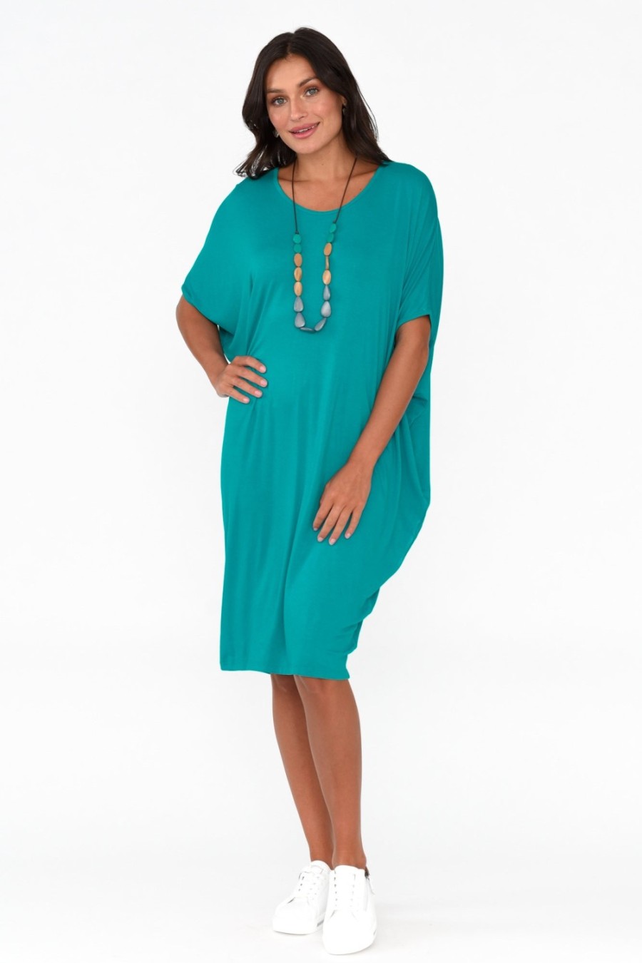 Clothing Betty Basics Above Knee Dresses | Blue Lagoon Maui Dress