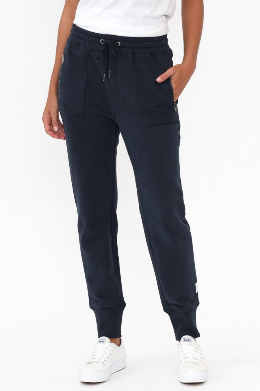 Clothing Elm Pants | Danni Navy Cotton Lounge Pant