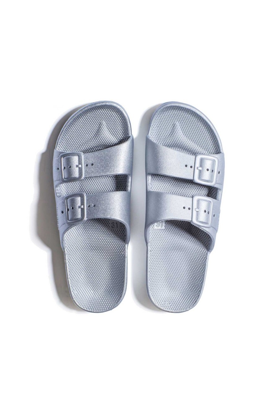 Shoes Freedom Moses Slides | Carter Silver Vegan Slides