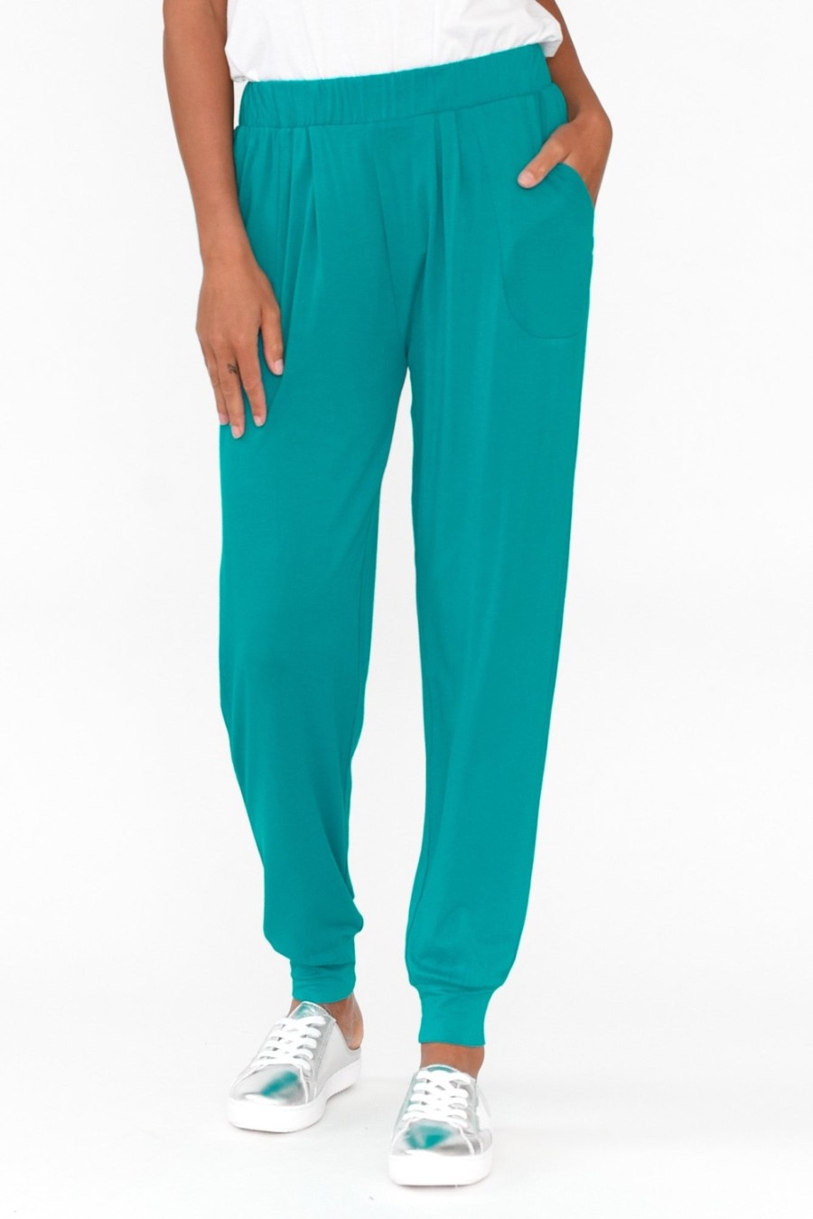 Clothing Betty Basics Pants | Blue Lagoon Weekend Pant