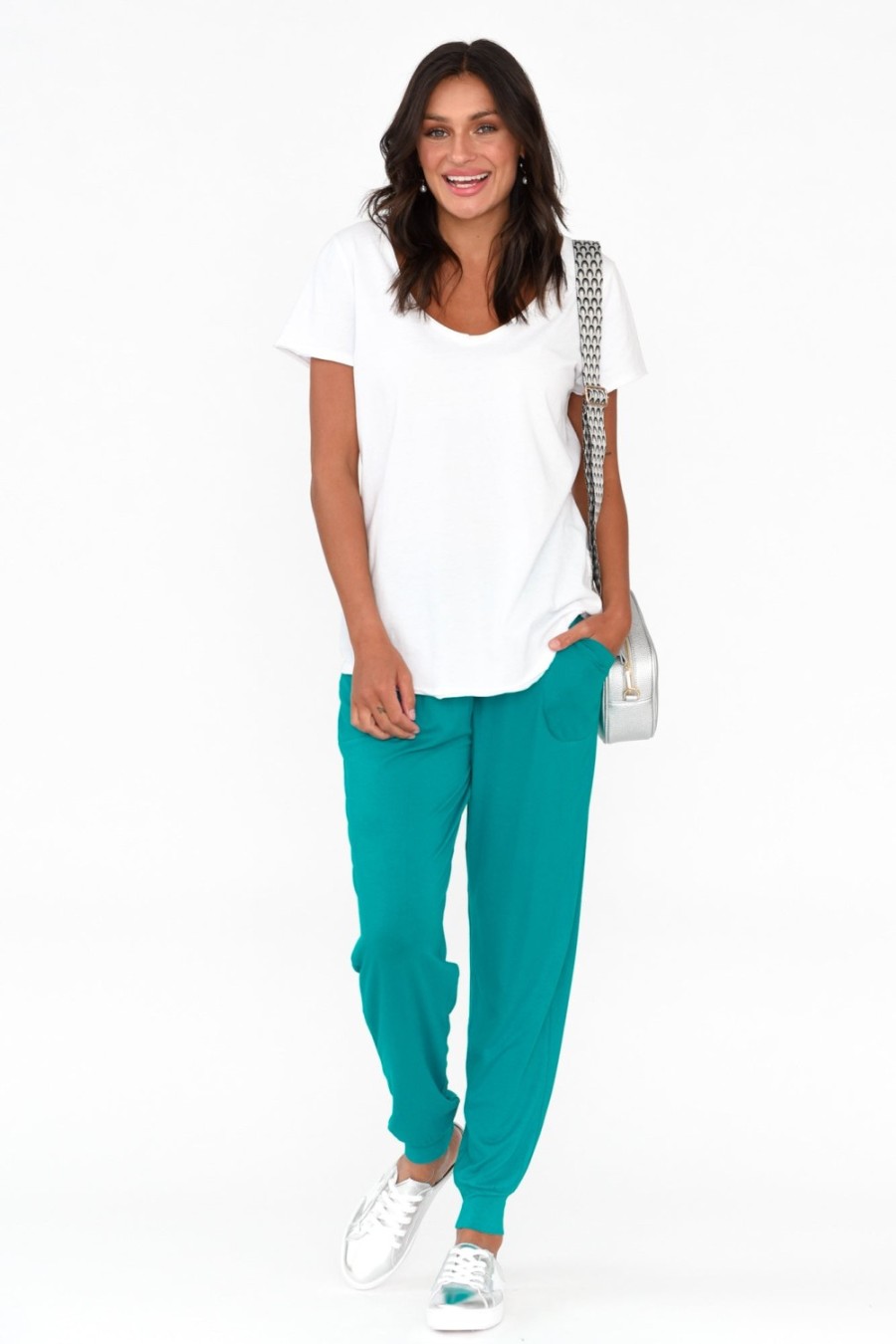 Clothing Betty Basics Pants | Blue Lagoon Weekend Pant