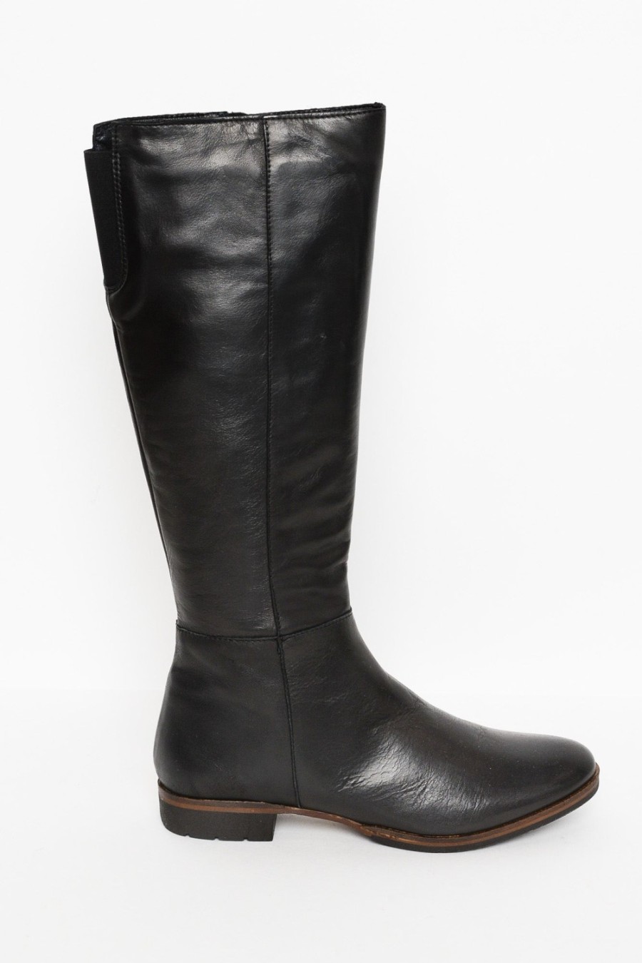 Shoes EOS | Gaetan Black Leather Long Boot