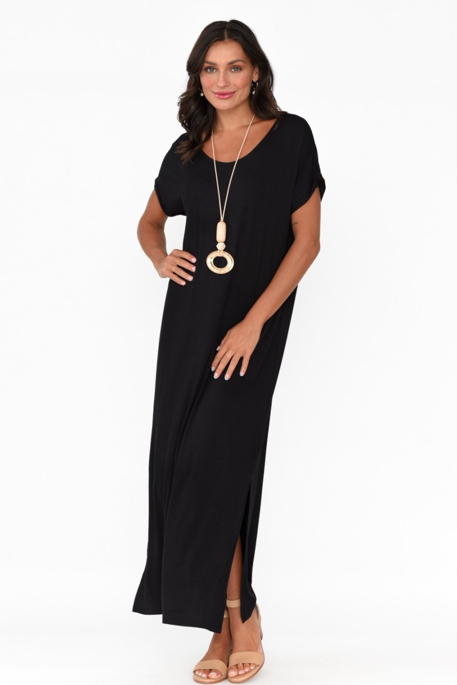 Clothing Bamboo Body Bamboo Dresses | Elsie Black Bamboo Dress