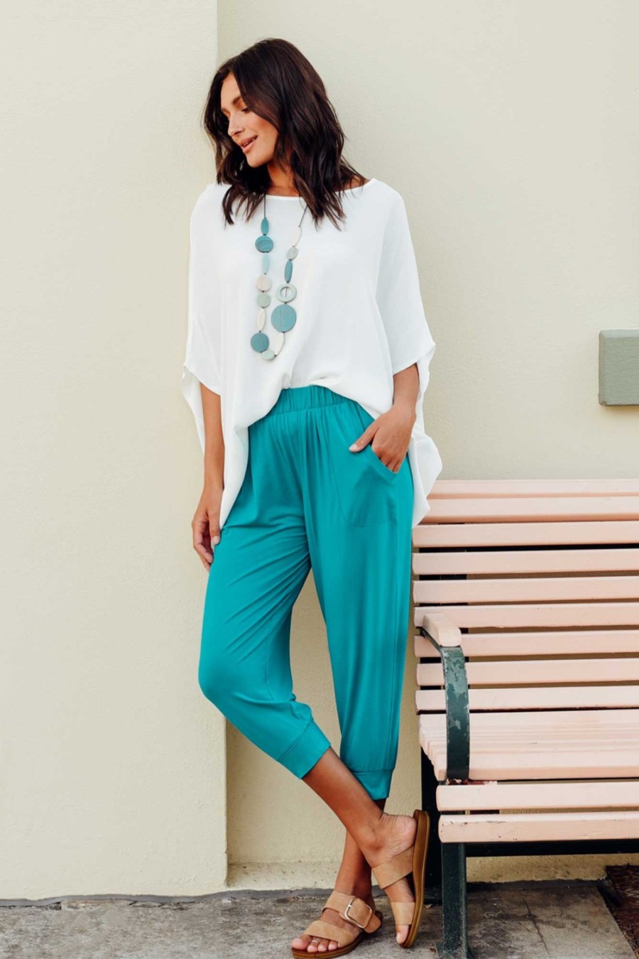 Clothing Betty Basics Pants | Blue Lagoon Tokyo Slouch Pant