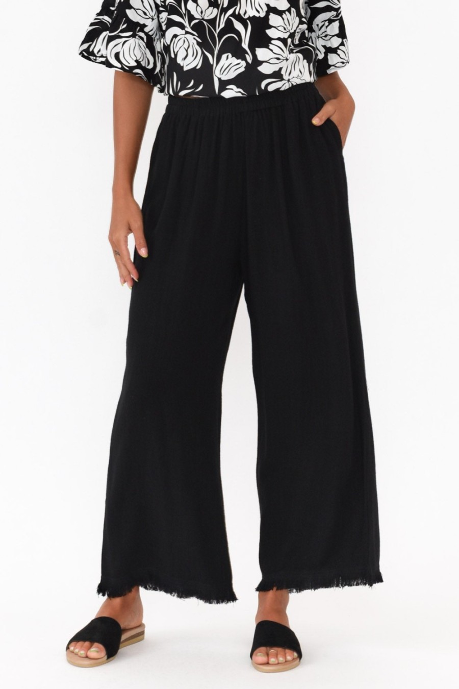 Clothing Zen Garden Pants | Penny Black Relaxed Pant