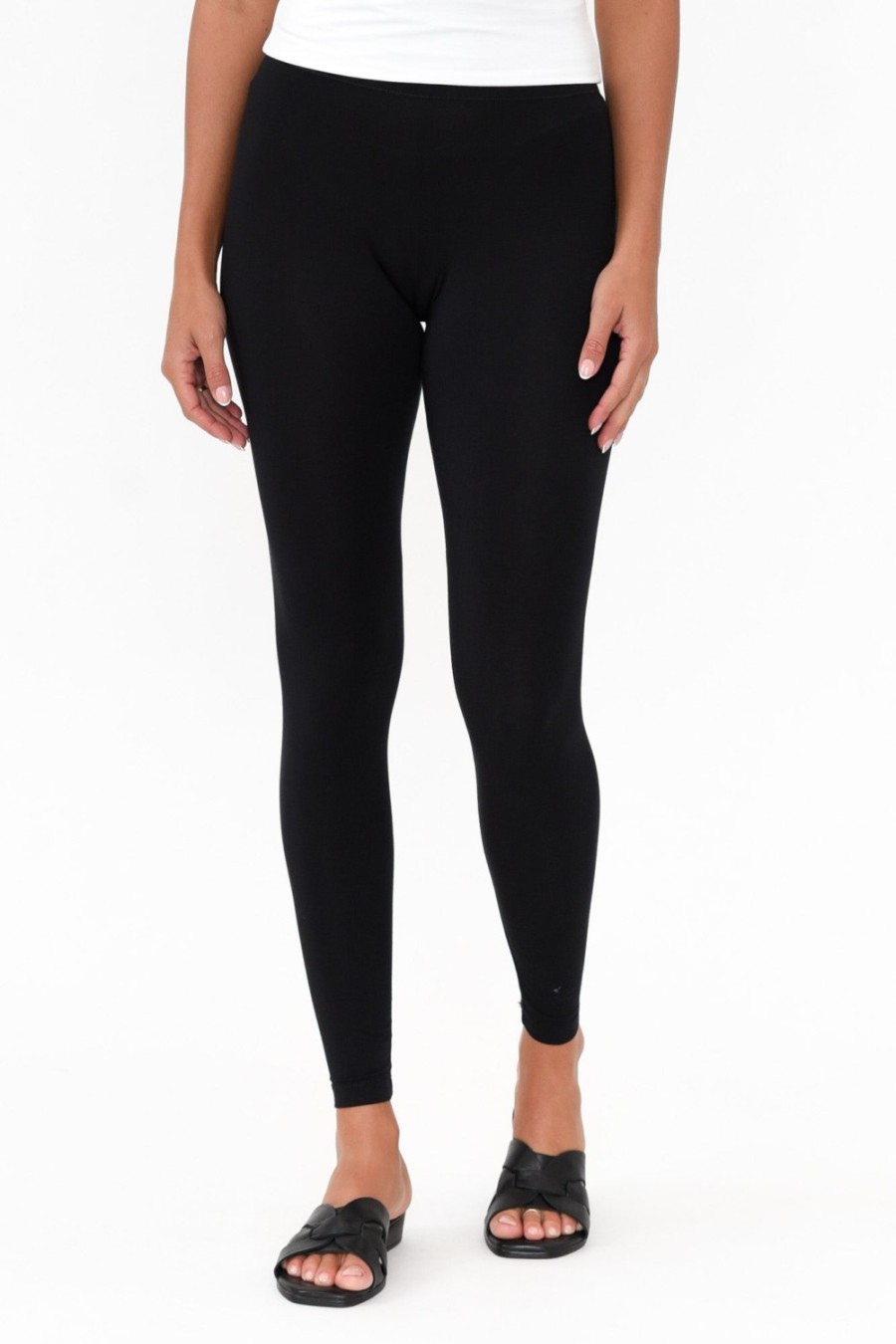 Clothing Tani Pants | Black Micro Modal Stretch Legging